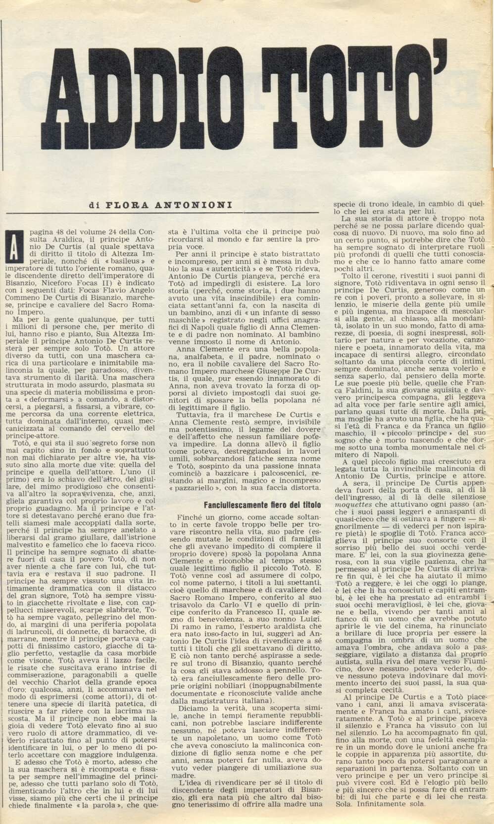 Omaggio A Toto Sorrisi E Canzoni Tv Del 23 Aprile 1967